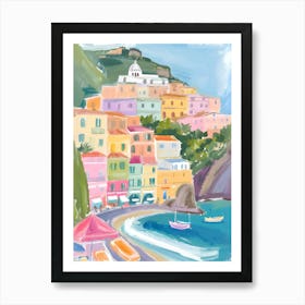 Amalfi Coast La Dolce Vita Poster 10 Art Print