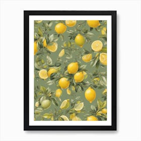 Lemons Art Print