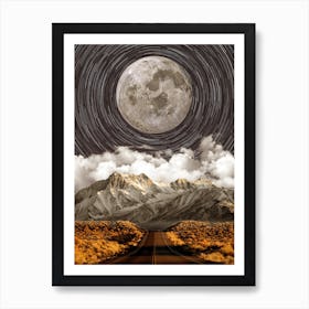 On The Way To The Moon Art Print