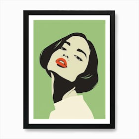 Portrait Of A Woman 330 Art Print