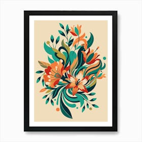 Floral Arrangement Art Print