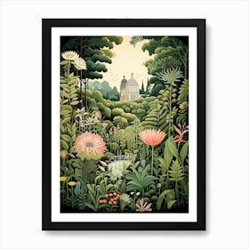 Birmingham Botanical Gardens Usa Henri Rousseau S Style 2 Art Print