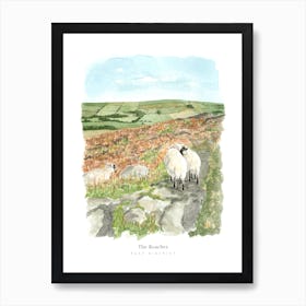 Peak District The Roaches England Art Print