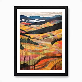 Autumn National Park Painting Black Forest National Park Germany 4 Poster