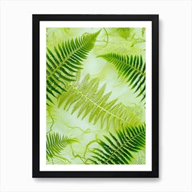 Pattern Poster Netted Chain Fern 2 Art Print