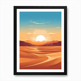 Desert Landscape 14 Art Print