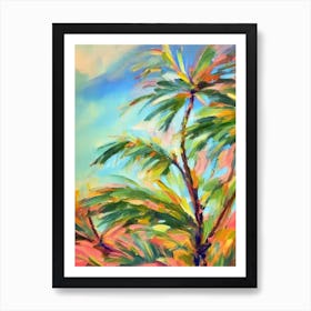 Majesty Palm 2 Impressionist Painting Art Print