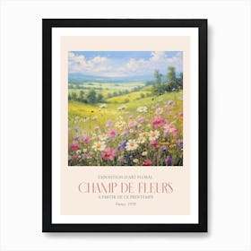 Champ De Fleurs, Floral Art Exhibition 21 Art Print