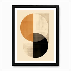 Abstract Harmonies; Bauhaus Melodies Art Print