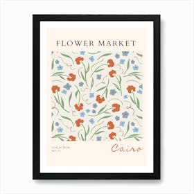 Flower Market 2 Art Print