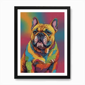 French Bulldog Canvas Art Art Print