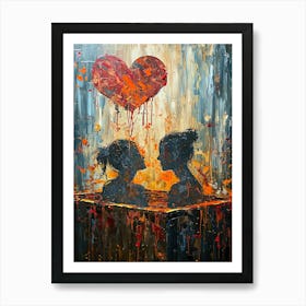 'Love' Valentine Art Print