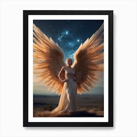 Angel Wings ethereal photography Art Print