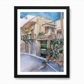 Aegina island, Greece Art Print