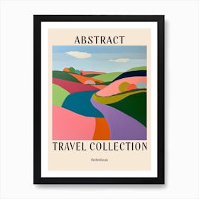 Abstract Travel Collection Poster Netherlands 3 Art Print