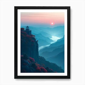 Chinese Landscape 3 Art Print