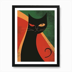 Black Cat Canvas Print 8 Art Print