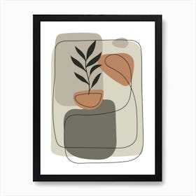 Plant In A Pot 1 Art Print