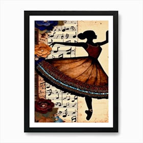 Music and Dance Art Print