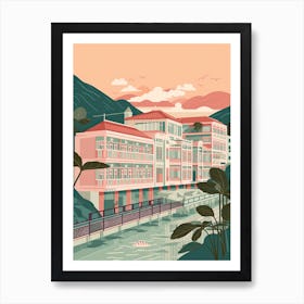 Hong Kong Travel Illustration 4 Art Print