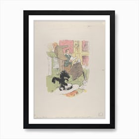 Ambroise Thomas Assistant À Une Répétition De Françoise De Rimini, Henri de Toulouse-Lautrec Art Print