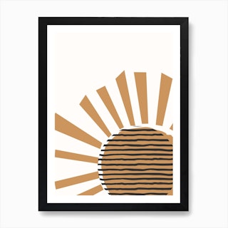 Shining Sun Art Print