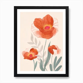 Summer Flowers II Art Print