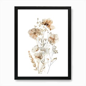 Watercolor Flowers 31 Art Print