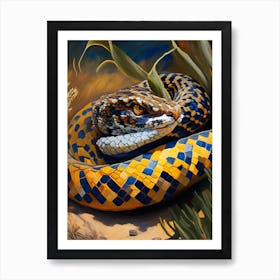 Hognose Snake Painting Art Print