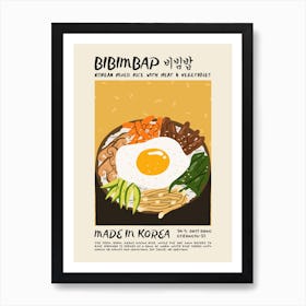 Bibimbap Art Print