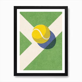 BALLS Tennis - grass court II 1 Art Print