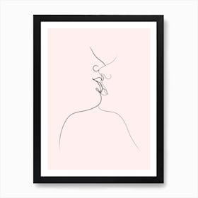 A Moment On The Lips Art Print