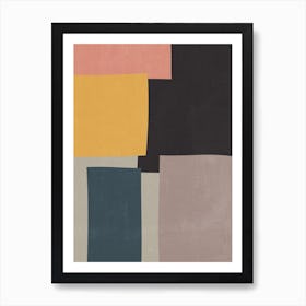 Color Block Arts A Art Print