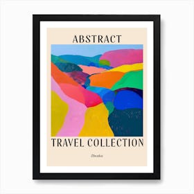 Abstract Travel Collection Poster Slovakia 3 Art Print