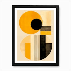 Abstract Geometric Shapes Art Print