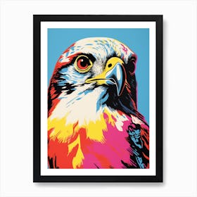 Andy Warhol Style Bird Falcon 5 Art Print