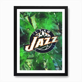 Utah Jazz 2 Art Print