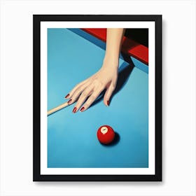 Pool Table 5 Art Print