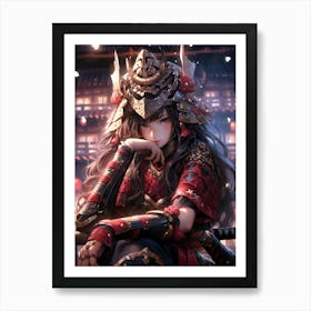 Samurai Girl 15 Art Print