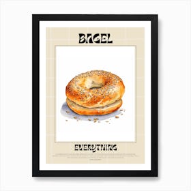 Everything Bagel 6 Art Print