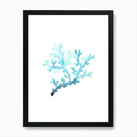 Blue Coral Art Print