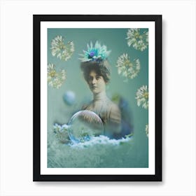 Dandelion Rain Art Print