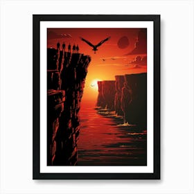 Cliffs Of Dover Art Print