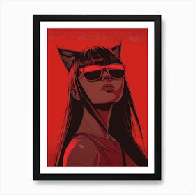 Catwoman 1 Art Print