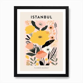 Flower Market Poster Istanbul Turkey 2 Art Print