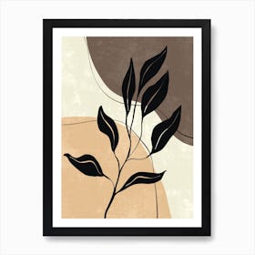 Abstract Leaves 14 Art Print