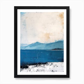 Lamia Luminosity in Minimalism, Greece Art Print