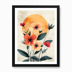 Flowers In The Sun 3 Art Print