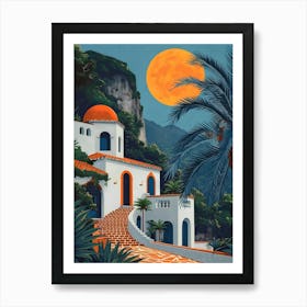 House On The Beach Art Print