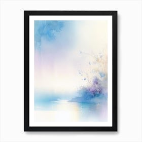 Water As A Symbol Of Power & Strength Waterscape Gouache 2 Art Print